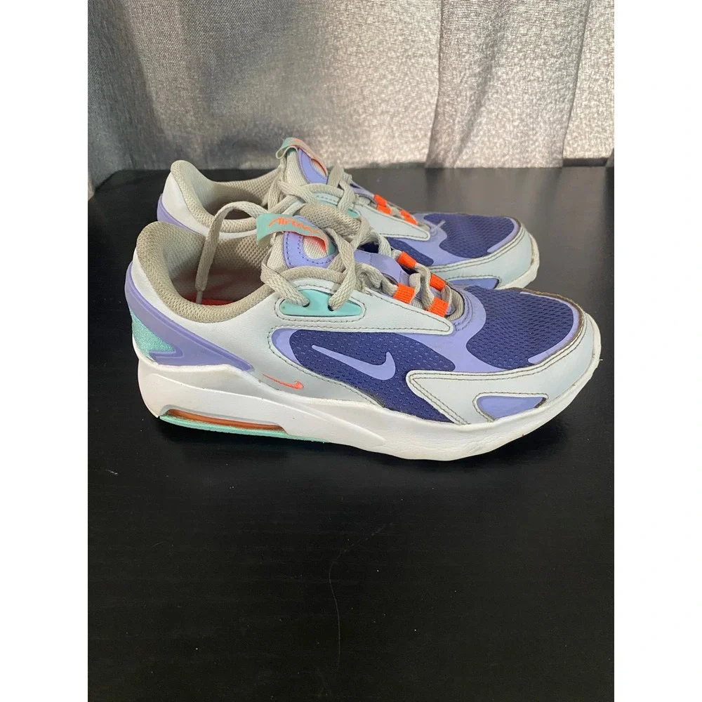Nike Air Max Excee Kids Sneakers Purple Teal Orange Size 3.5Y